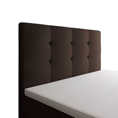 Jednolůžková postel 90x200 STIG COMFORT 8 s úložným prostorem - hnědá