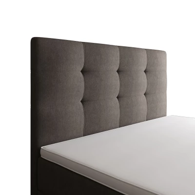 Jednolůžková postel 90x200 STIG COMFORT 8 s úložným prostorem - světle hnědá