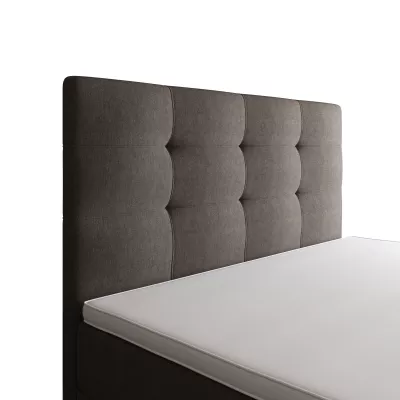 Jednolůžková postel 90x200 STIG COMFORT 8 s úložným prostorem - světle hnědá