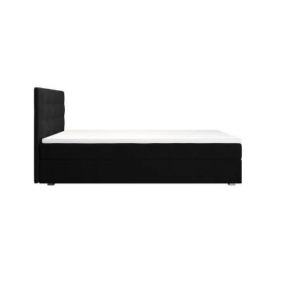 Jednolůžková postel 100x200 STIG COMFORT 8 s úložným prostorem - černá