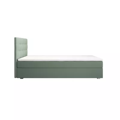 Jednolůžková postel 100x200 STIG COMFORT 8 s úložným prostorem - mátová