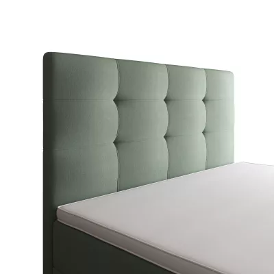 Jednolůžková postel 100x200 STIG COMFORT 8 s úložným prostorem - mátová
