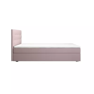 Jednolůžková postel 100x200 STIG COMFORT 8 s úložným prostorem - růžová
