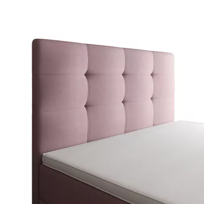 Jednolůžková postel 100x200 STIG COMFORT 8 s úložným prostorem - růžová