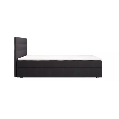 Jednolůžková postel 120x200 STIG COMFORT 8 s úložným prostorem - tmavě šedá