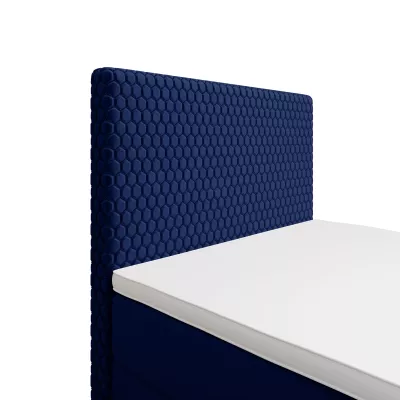 Jednolůžková čalouněná postel 100x200 HENIO 1 - modrá