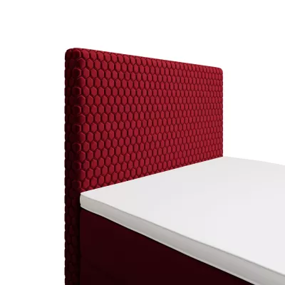 Jednolůžková čalouněná postel 100x200 HENIO 1 - červená