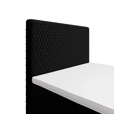 Jednolůžková čalouněná postel 90x200 HENIO COMFORT 1 - černá