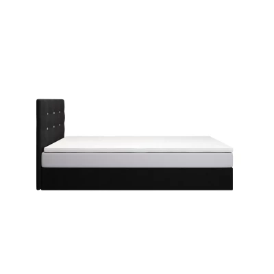 Kontinentální jednolůžková postel 120x200 KALINA COMFORT 1 - černá