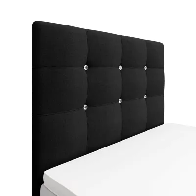 Kontinentální jednolůžková postel 120x200 KALINA COMFORT 1 - černá