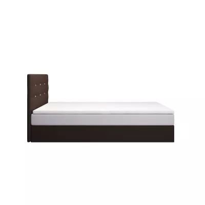 Kontinentální jednolůžková postel 120x200 KALINA COMFORT 1 - hnědá