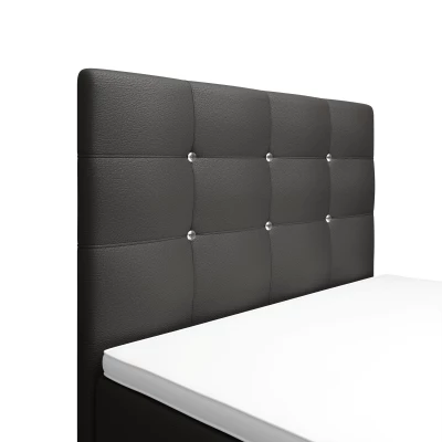 Jednolůžková postel 100x200 KAUR COMFORT s úložným prostorem - grafit