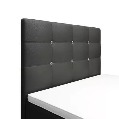 Jednolůžková postel 100x200 KAUR COMFORT s úložným prostorem - grafit