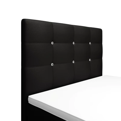 Jednolůžková postel 100x200 KAUR COMFORT s úložným prostorem - černá 2