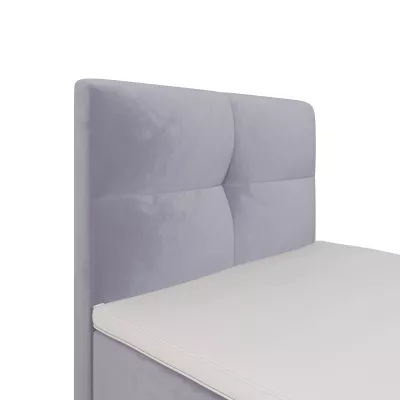 Boxspringová postel 90x200 DORINA COMFORT 1 s úložným prostorem - světle fialová