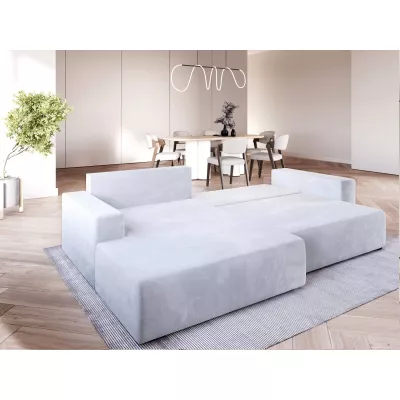 Rohová sedací souprava NASIDA - zelená, levý roh