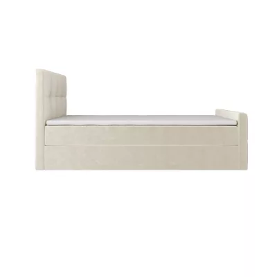 Jednolůžková boxspringová postel 100x200 ELIONE 1 - béžová