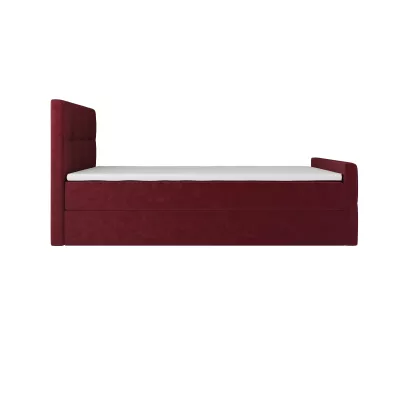 Jednolůžková boxspringová postel 100x200 ELIONE COMFORT 1 - červená
