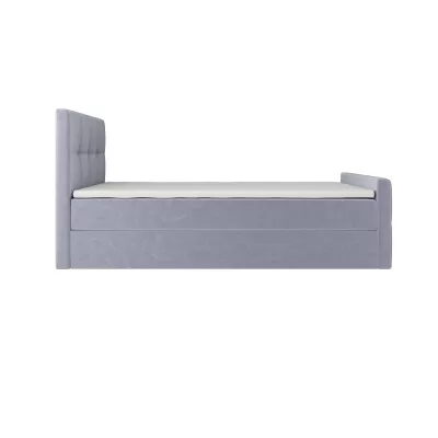 Jednolůžková boxspringová postel 120x200 ELIONE COMFORT 1 - světle fialová