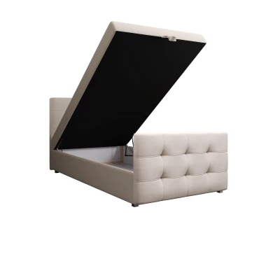 Kontinentální postel 90x200 VASILISA 5 - vanilková