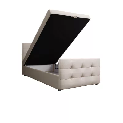 Kontinentální postel 90x200 VASILISA 5 - vanilková