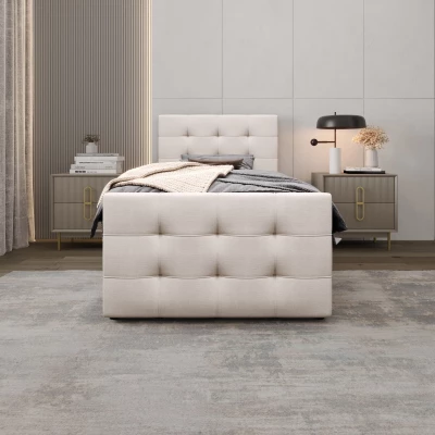 Kontinentální postel 100x200 VASILISA 5 - vanilková