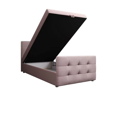 Kontinentální postel 120x200 VASILISA 5 - světle růžová