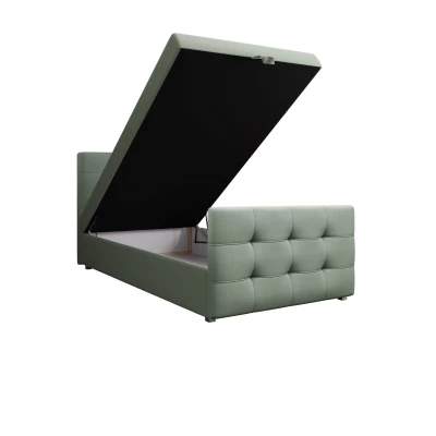 Kontinentální postel 90x200 VASILISA COMFORT 5 - mátová