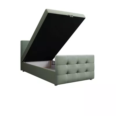 Kontinentální postel 90x200 VASILISA COMFORT 5 - mátová