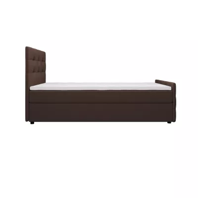 Kontinentální postel 90x200 VASILISA COMFORT 5 - hnědá
