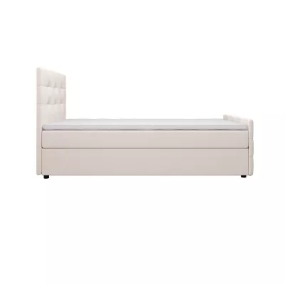 Kontinentální postel 100x200 VASILISA COMFORT 5 - vanilková