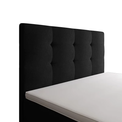 Kontinentální postel 120x200 VASILISA COMFORT 5 - černá