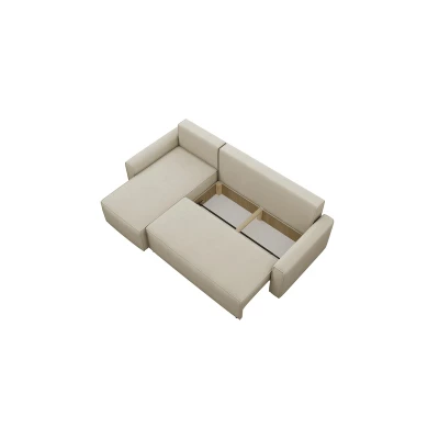 Rohová rozkládací sedačka FADELA - námořnícká modrá, pravý roh