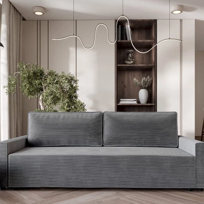 Rozkládací pohovka BADIRA - grafitová