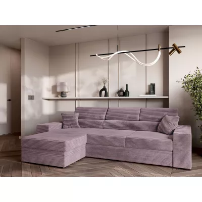 Rohová sedací souprava AMIRA - vřes, levý roh