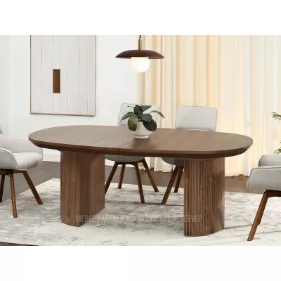 Oválný rozkládací stůl 200(300)x110 ANTOS - ořech