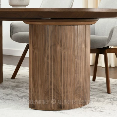 Oválný rozkládací stůl 200(300)x110 ANTOS - ořech