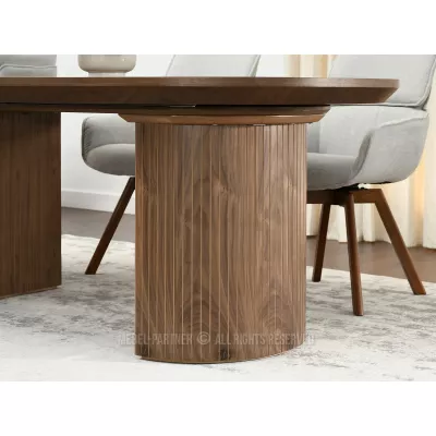 Oválný rozkládací stůl 200(300)x110 ANTOS - ořech