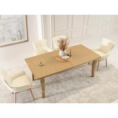 Rozkládací jídelní stůl 200(500)x100 SALIM - dub