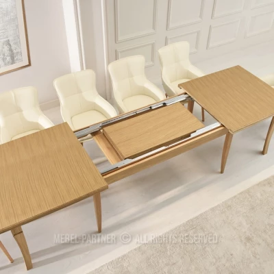 Rozkládací jídelní stůl 200(500)x100 SALIM - dub