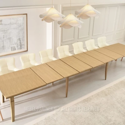 Rozkládací jídelní stůl 200(500)x100 SALIM - dub