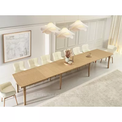 Rozkládací jídelní stůl 200(500)x100 SALIM - dub