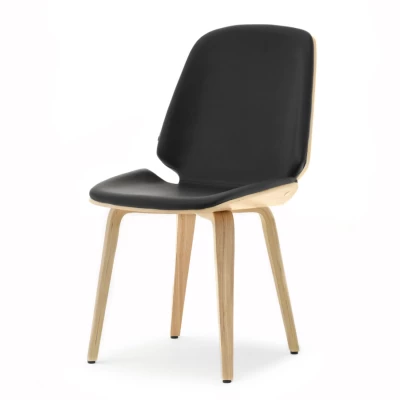 Jídelní židle AMELINA - černá / dub