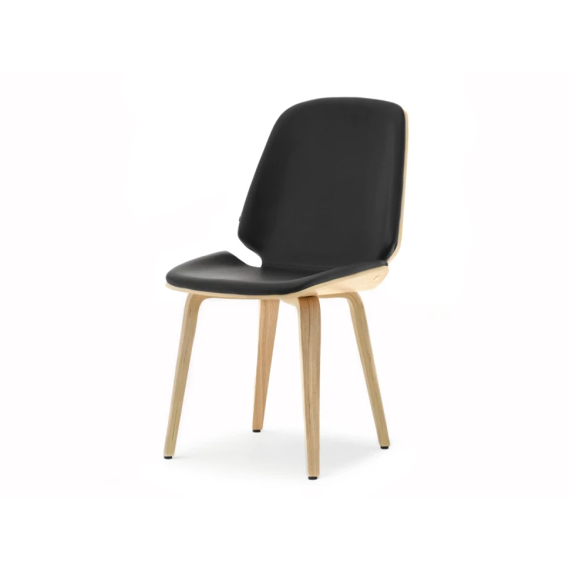 Jídelní židle AMELINA - černá / dub