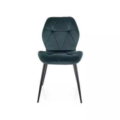 Jídelní židle SOLARA - zelená / černá