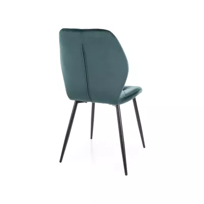 Jídelní židle SOLARA - zelená / černá