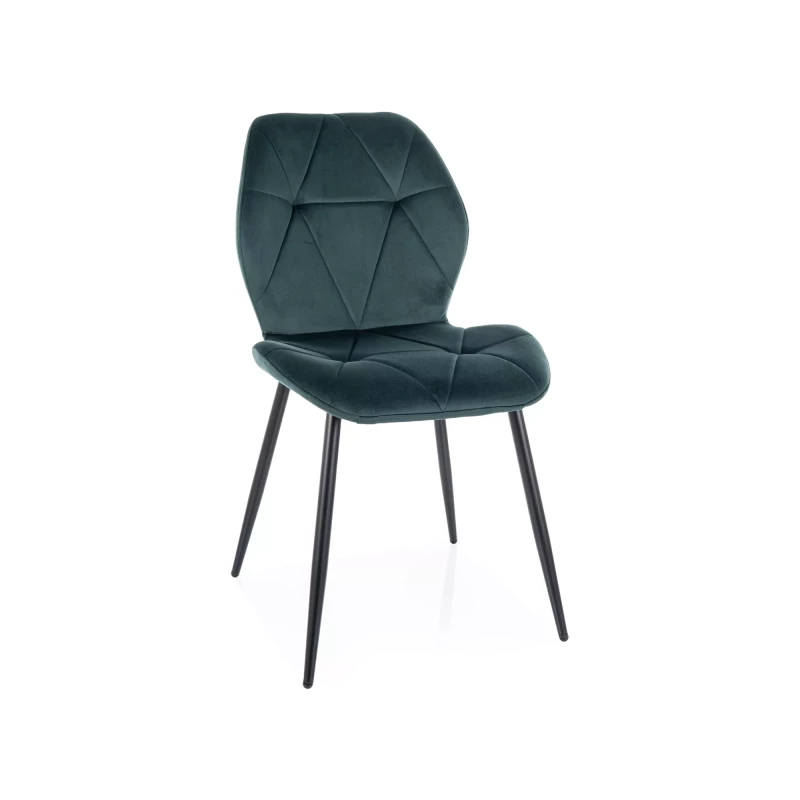 Jídelní židle SOLARA - zelená / černá