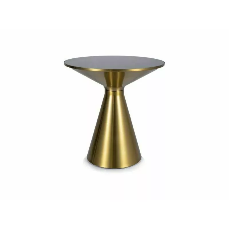 Designový odkládací stolek NURIEL - černý / zlatý