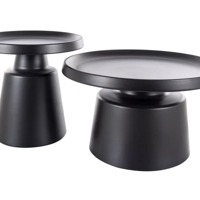 Set konferenčních stolků LUCIEN - černý