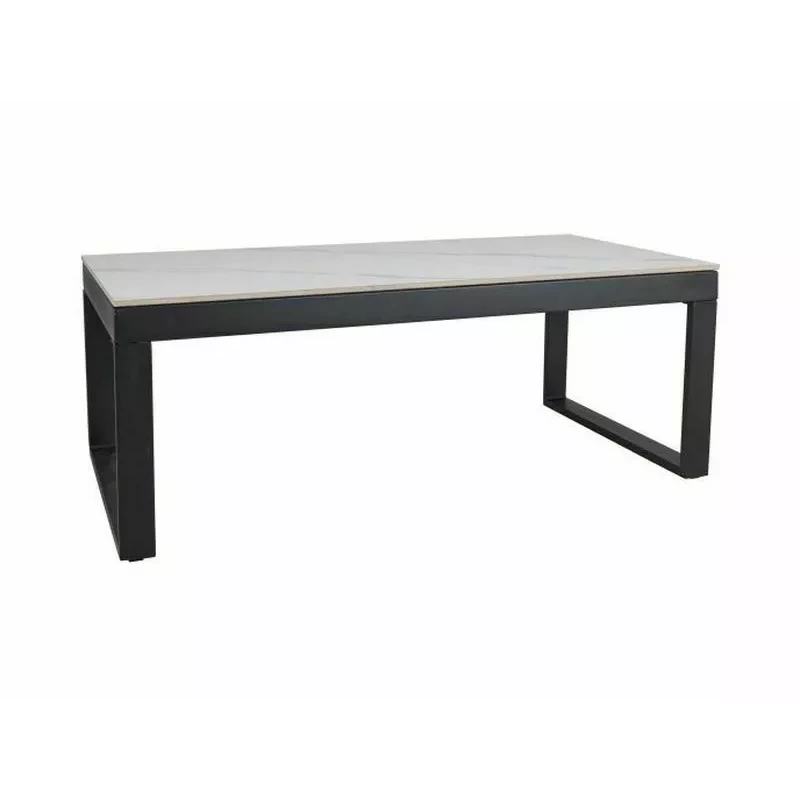 Konferenční stolek 121x61 TIZIANO - bílý / černý